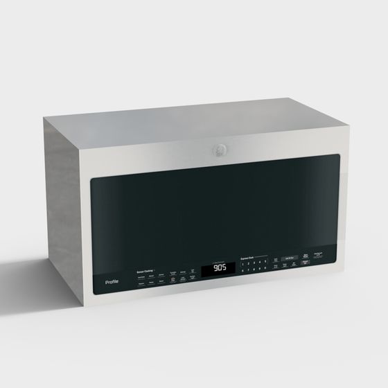 Contemporary Microwave 3D model for Various Applications