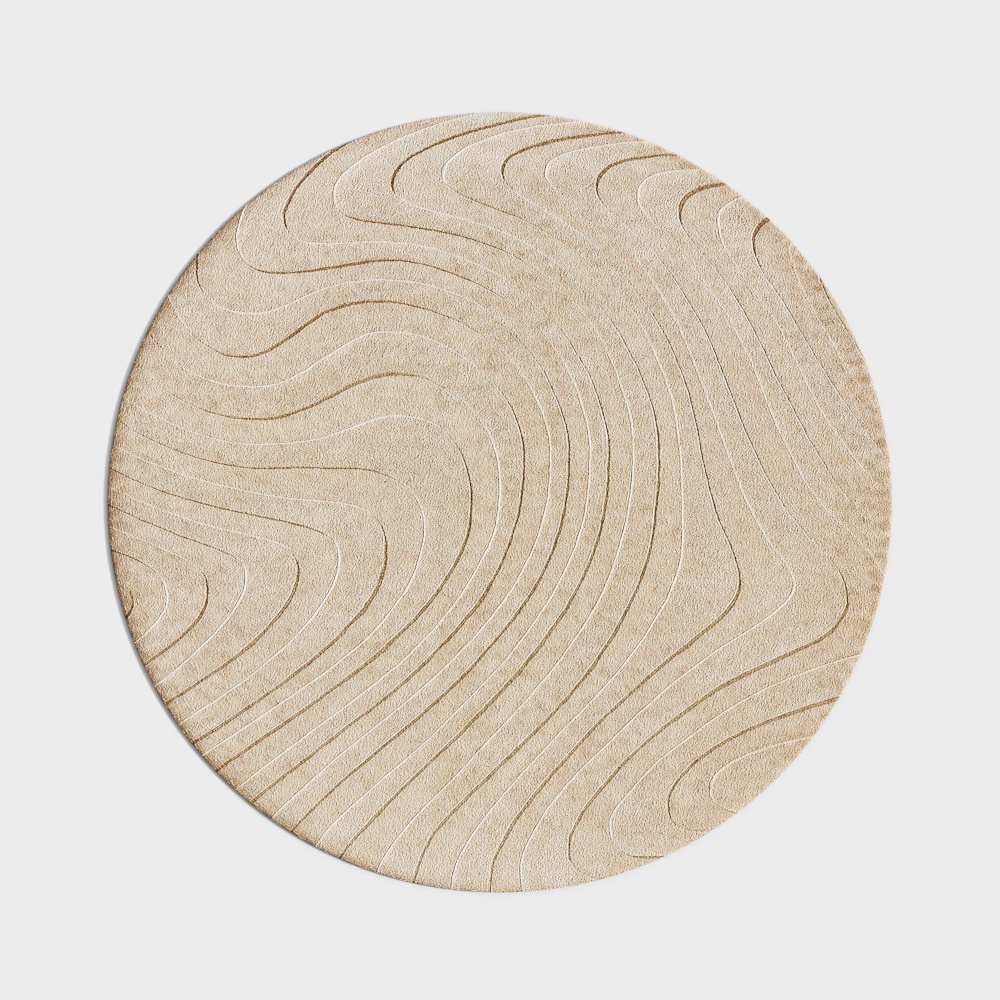 Modern Cream-Style Floor Mat