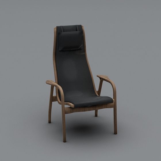 Elegant Urban Leisure Chair 3D model for Modern Designs
