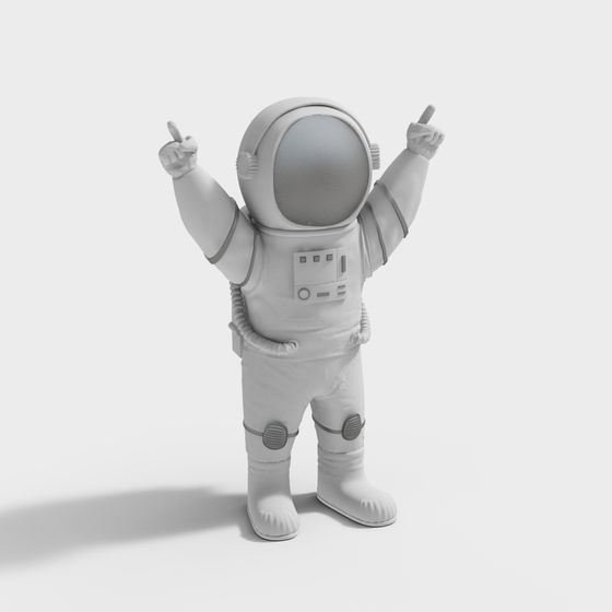Cosmic Explorer 3D model for Creative Projects