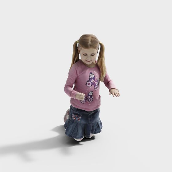 Kneeling Girl