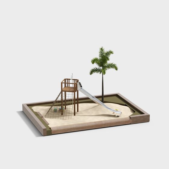 Modern Children's Sand Pool Play Facility