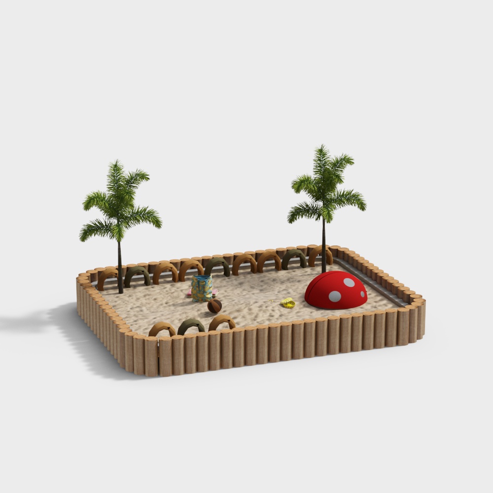 Area Giochi Sabbia per Bambini Moderna