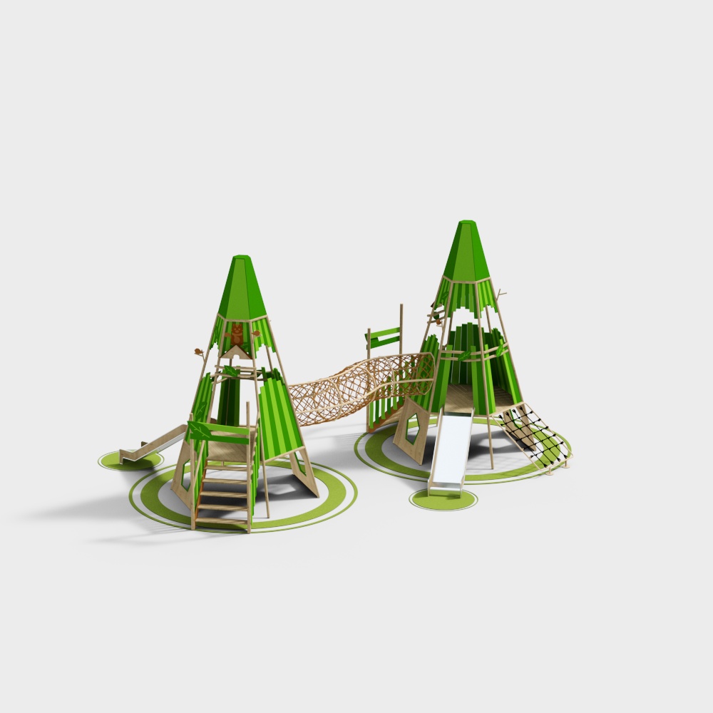 Combinazione di Scivoli per Bambini Moderni