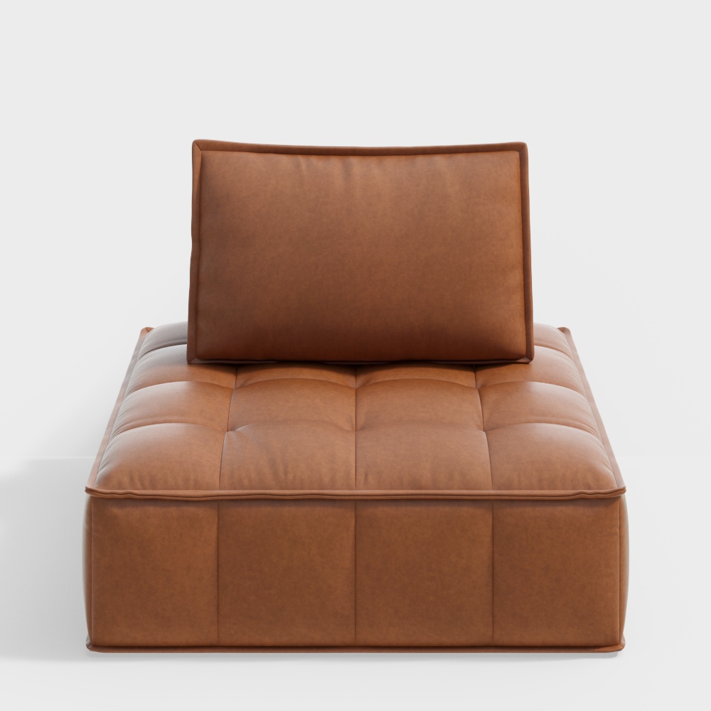 빈티지풍 가죽 스타일 소파