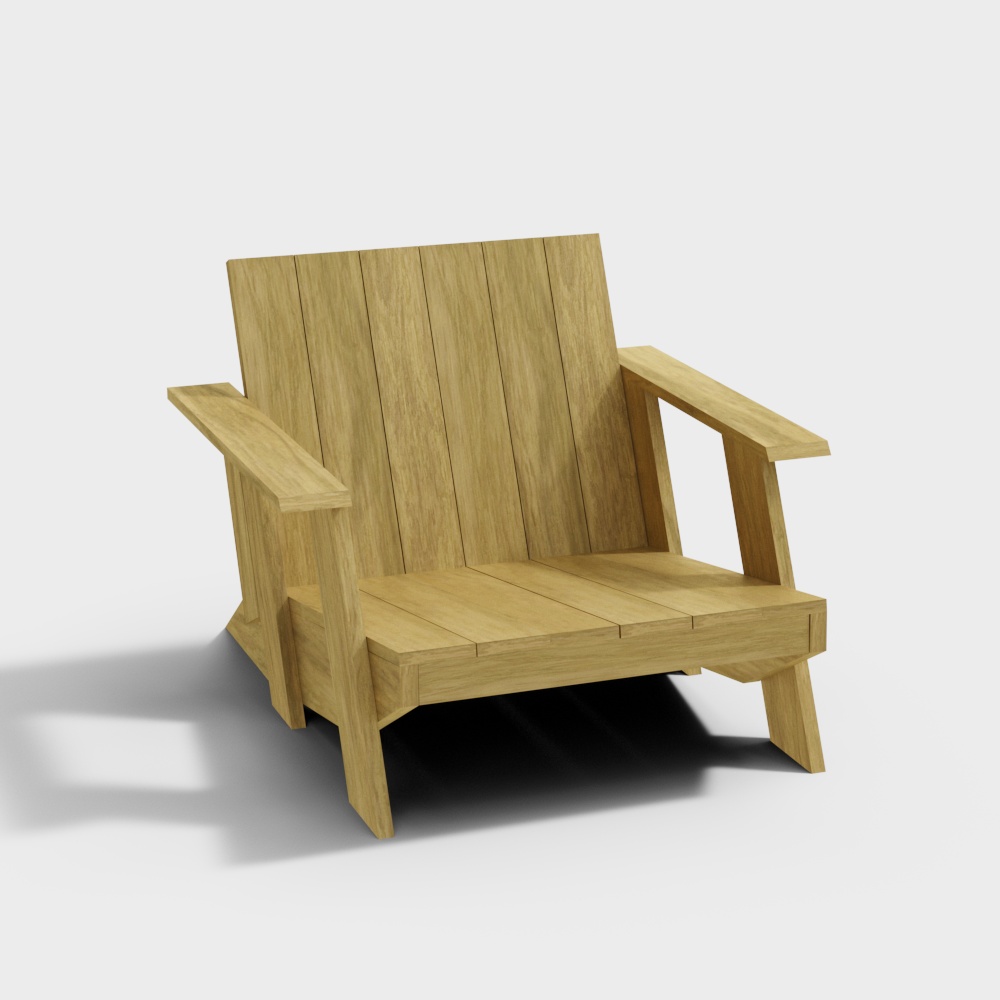 モーニングイエローのラグシーングチェア