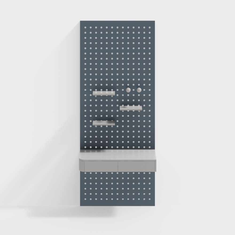 Modern Kids Pegboard Desk