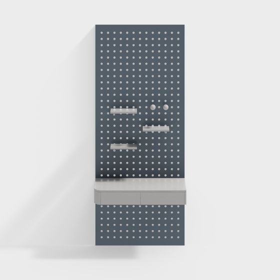 Modern Kids Pegboard Desk