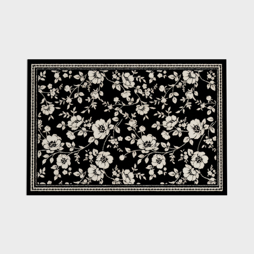 French-Style Square Bathroom Mat