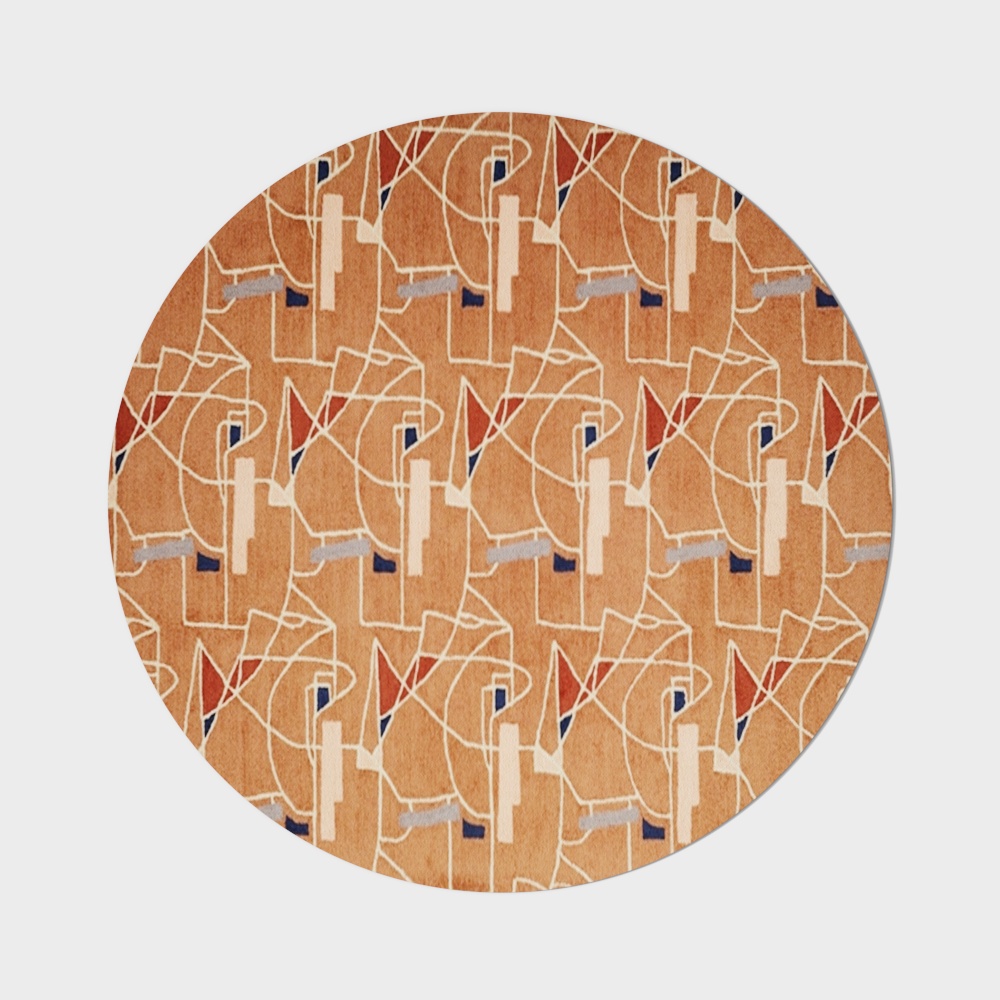 Modern High-Grade Round Carpet