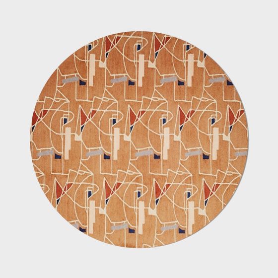 Modern High-Grade Round Carpet