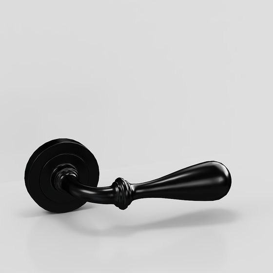 Elegant Vintage Door Handle 3D model
