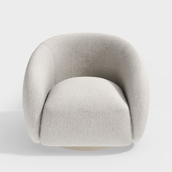 Cozy Curves Chair 3D model for Modern Interiors