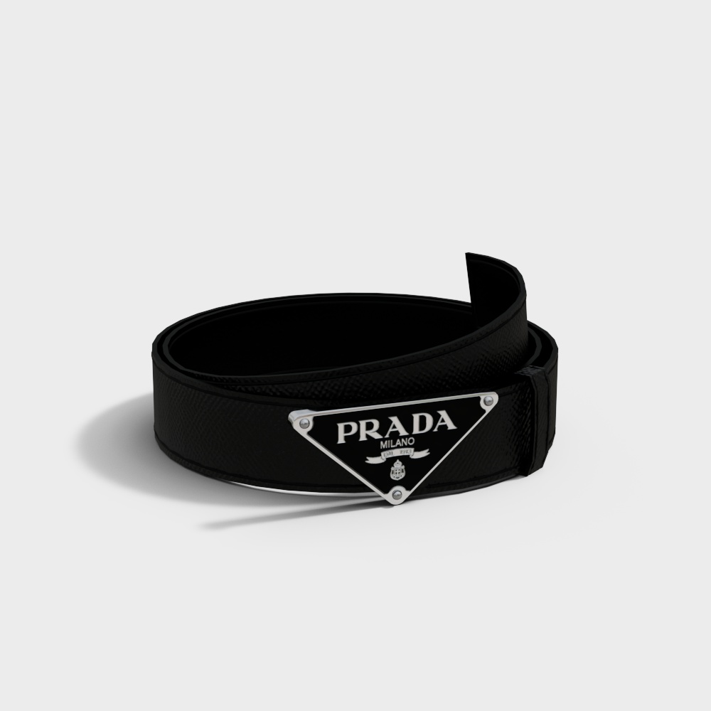 Prada Belt 3D Model for Modern Design