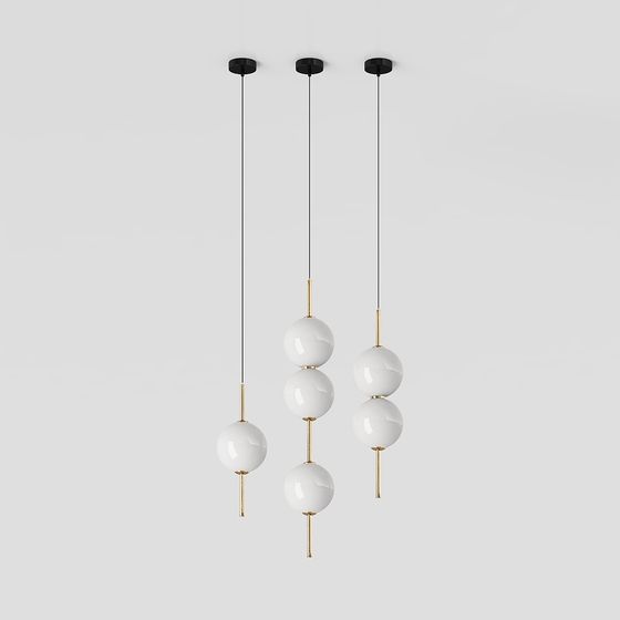 Sphere Harmony 3D model Chandelier for Modern Interiors