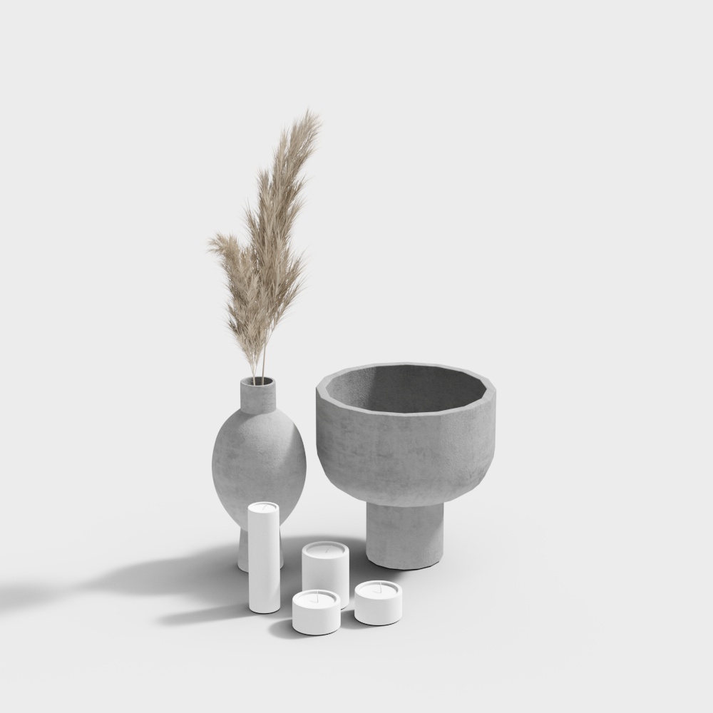 Concrete Art Piece 3D model