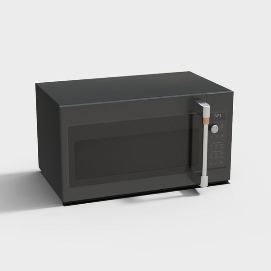 Stylish 3D Microwave Model for Modern Interiors