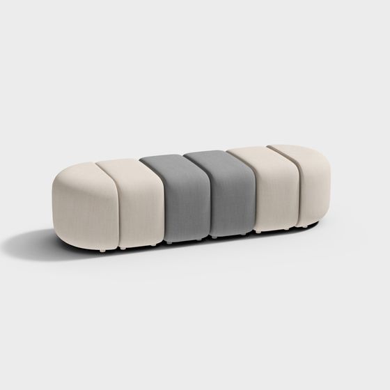 Modular Sofa 3D model for Modern Interiors