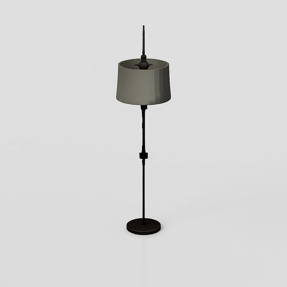 Elegant Minimalist Table Lamp 3D model for Modern Spaces