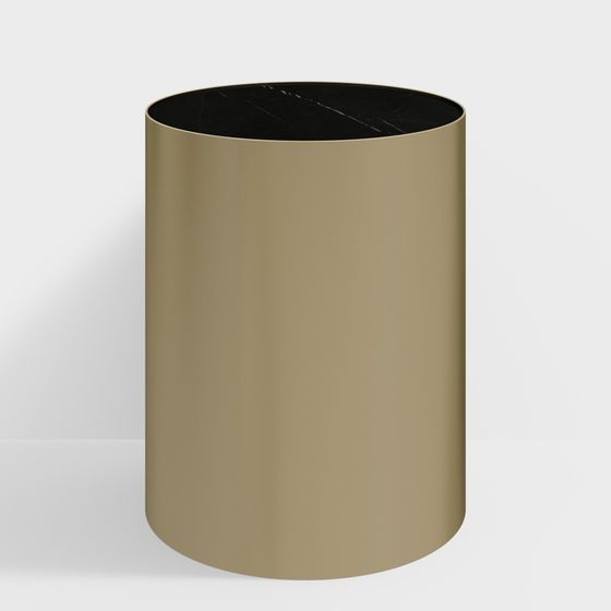 Stylish Cylinder Trash Can 3D model for Creative Projects