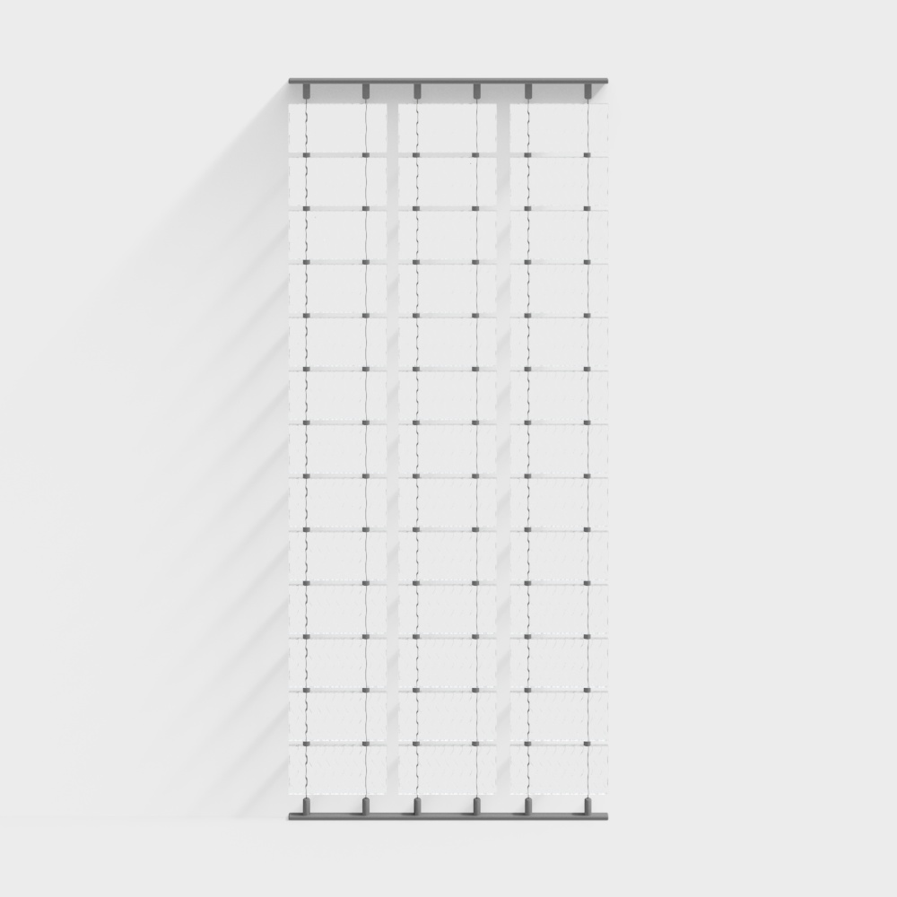Französische Wohnzimmer-Glastrennwand