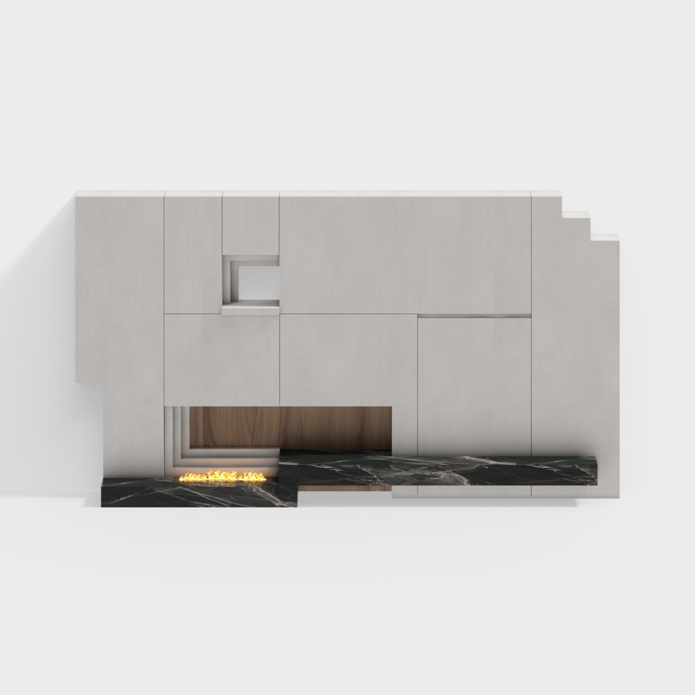 Современная настенная отделка из микробетона