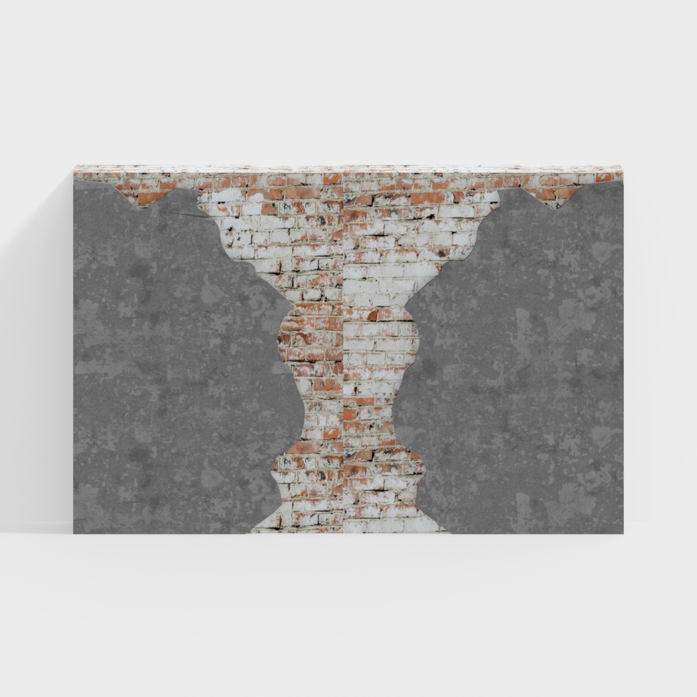 ผนังหลังฉากซีเมนต์สไตล์วินเทจอุตสาหกรรม