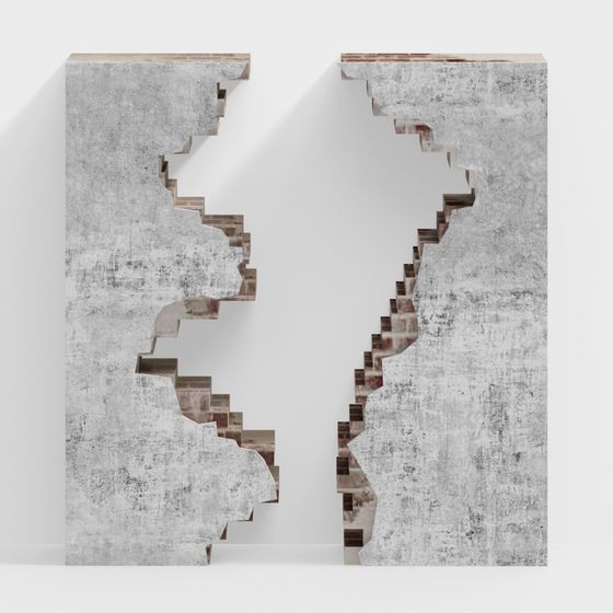 Industrial Distressed Concrete Wall