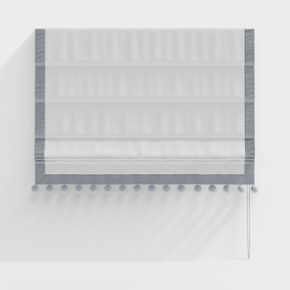 Modern Blue Kids' Bubble Curtain