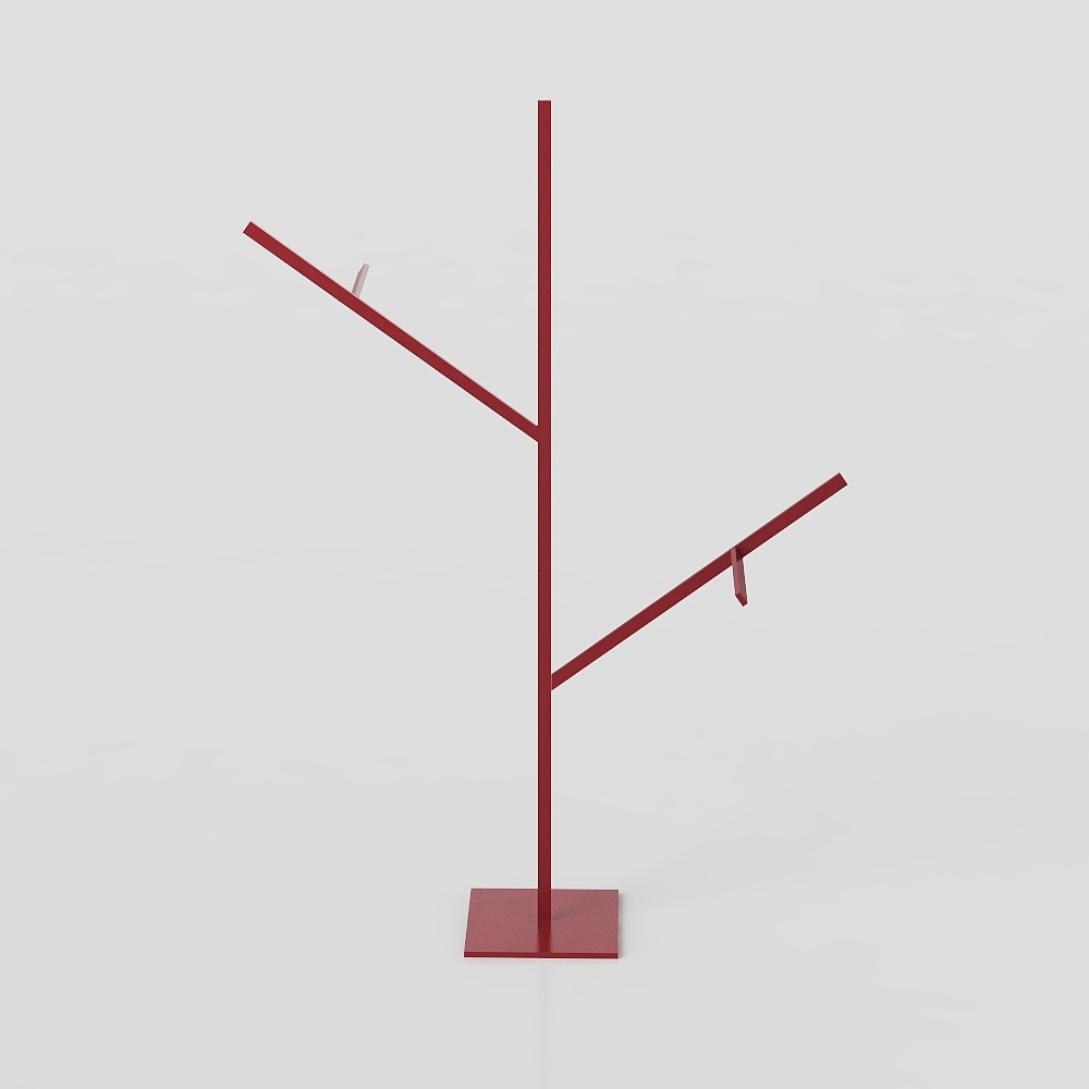 Roter Garderobenständer