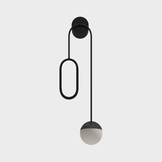 Elegant Minimalist Wall Lamp 3D model
