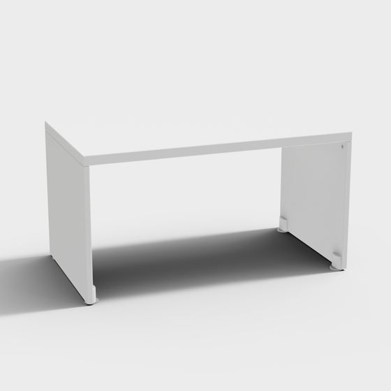 Minimalist Office Desk 3D model