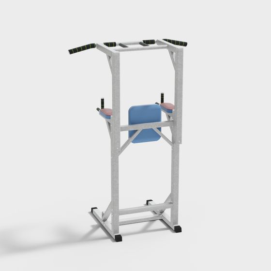 Stylish Low-Poly Fitness Equipment 3D Model