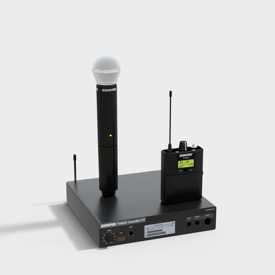 Shure PSM300 Wireless Monitoring System 3D Model
