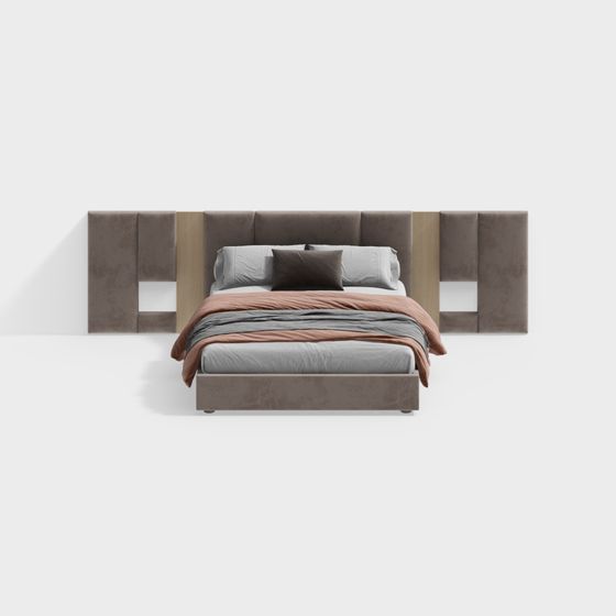 Urban Retreat Bed 3D model