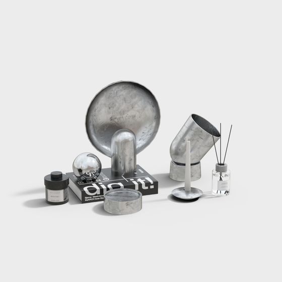 Urban Corner Decorative Asset 3D model