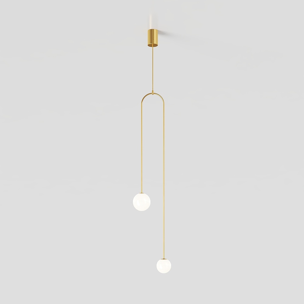 Suspension à abat-jour en arc