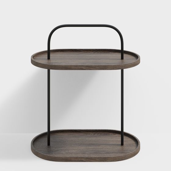 Stylish Round Table Stand 3D model