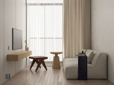 Living Room | Serene Minimal Wood