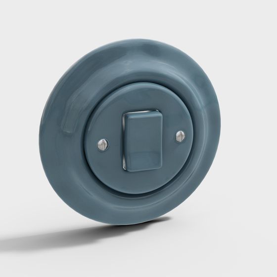 Elegant Low-Poly Switch Panel 3D model