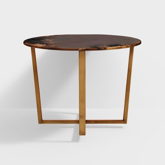 Elegant Round Table 3D model for Modern Spaces
