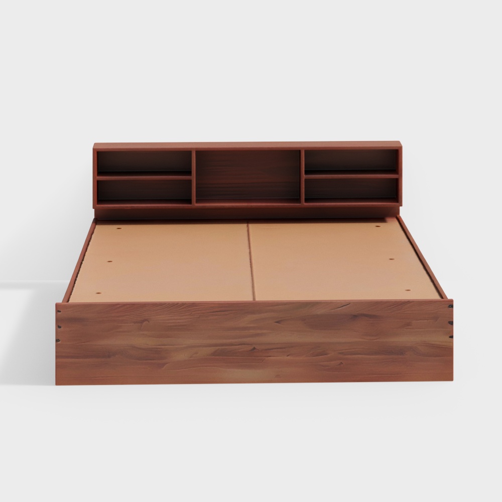 Petra King Engineered Wood Bed Without Storage