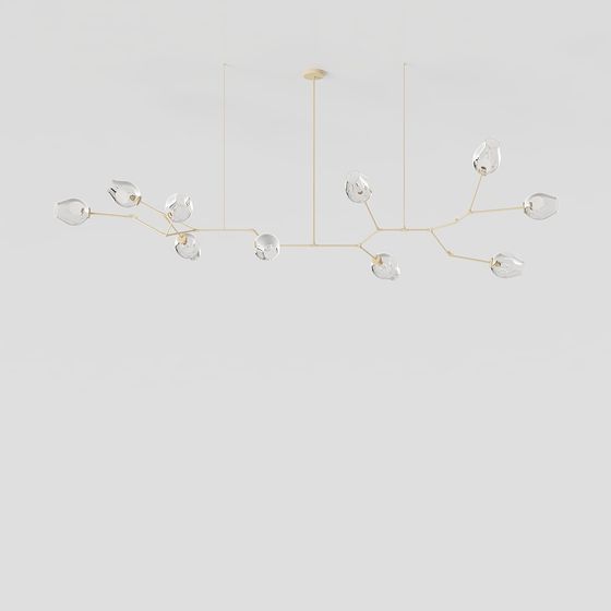 Lush Branches Chandelier 3D model