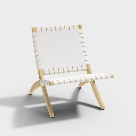 Woven Lounge Chair 3D model