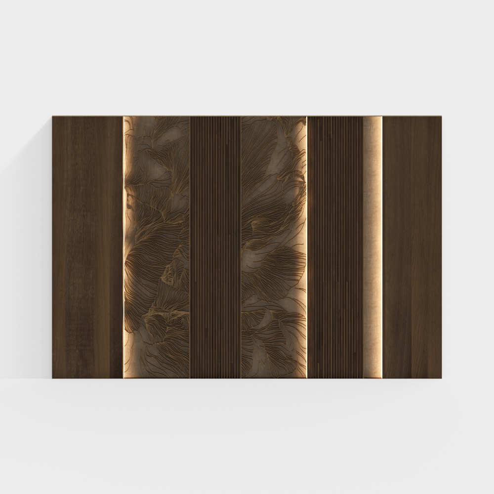 Wood Texture Screen 3D model