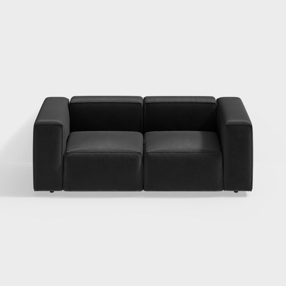 Modern Low-Polygon Sofa 3D model