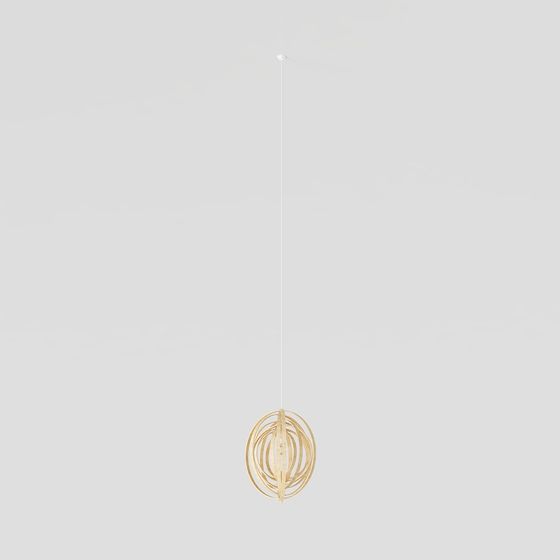 Spiral Light Pendant 3D model