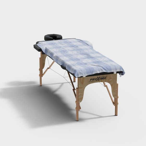 Stylish Massage Bed 3D model for Modern Design