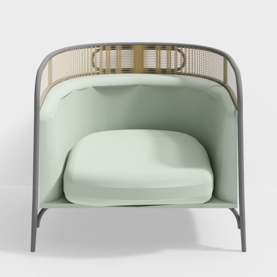 Grüner Einzelsessel