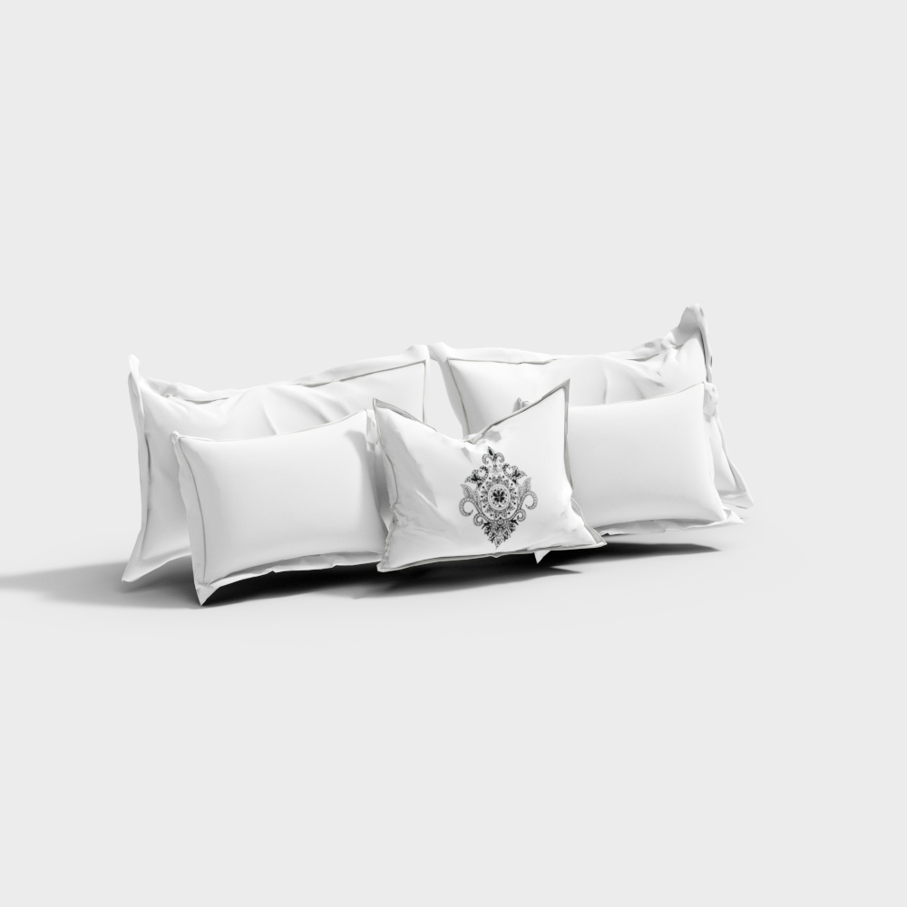 ชุดหมอนสีขาว